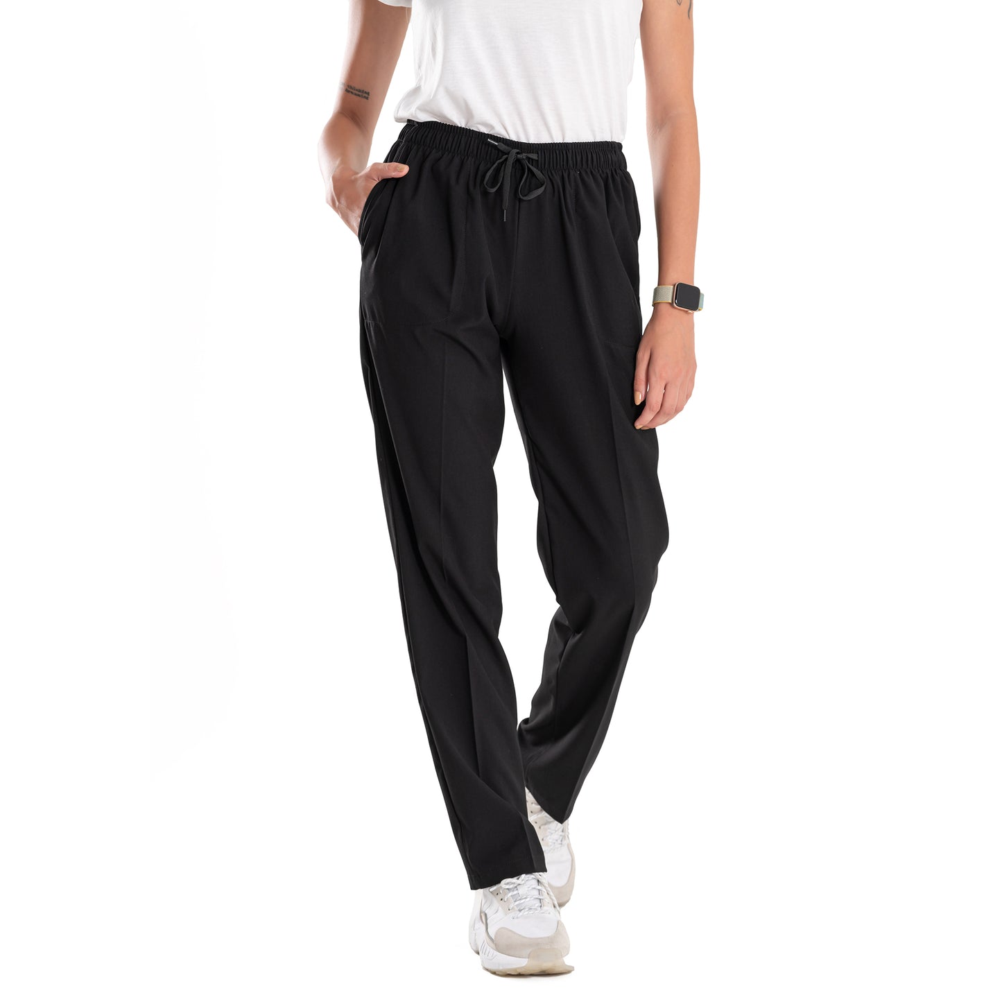 Medical Uniform and Scrubs Multi Pocket Scrub Bottoms - Black