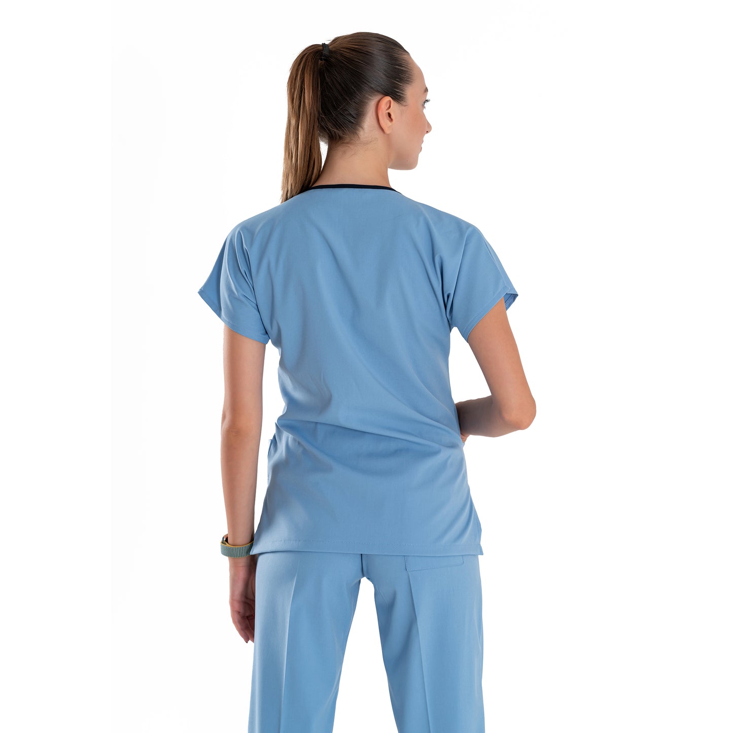 Medical Uniform and Scrubs Multi Pocket Scrub Bottoms - Light Blue