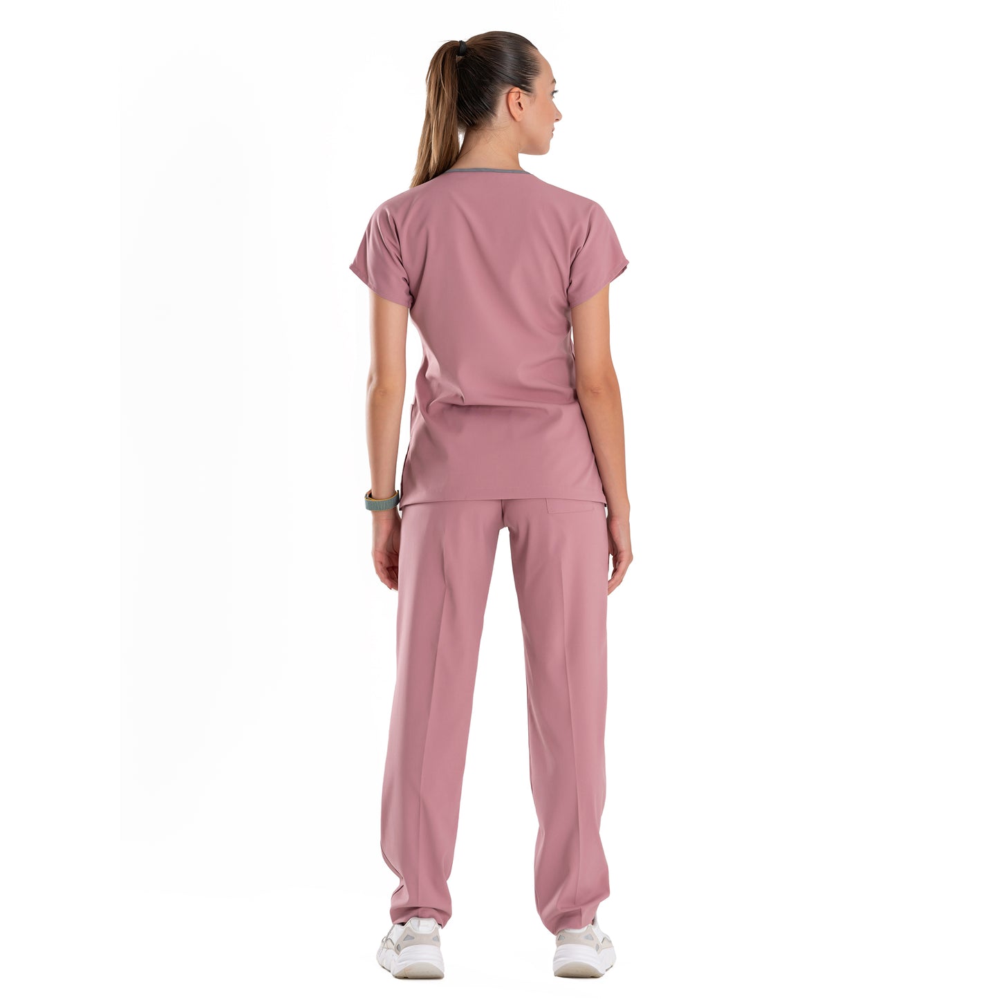 Professional Medical Scrubs Uniforms for Women Set Pink